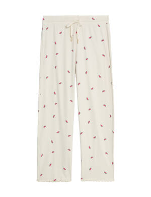 marksandspencer_SS24_Sleepwear_T37_1688P_zebrovane pyzamove kalhoty s motivem ovoce_kremova bila_499Kc.jpg